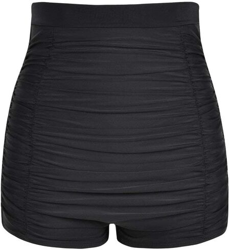 Mycoco Women's Super High Waist Swim Shorts Shirred Tummy Control Swimwear Tankini Bikini Bottoms in Saudi Arabia