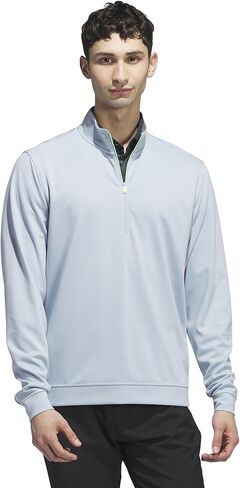 adidas Mens Elevated Golf Sweatshirt, Wonder Blue, 3X-Large in Saudi Arabia