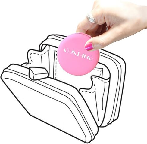 8 أزواج من أغطية الحلمات من QUXIANG للنساء قابلة لإعادة الاستخدام من السيليكون اللاصق، أغطية بدون حلمات بتلات مستديرة مع صندوق سفر بيج in Kuwait