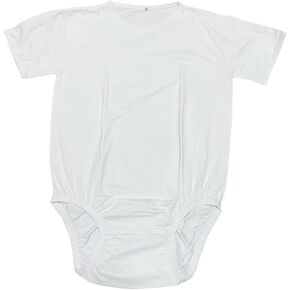 KLANNIZEROE Classic Solid Bodysuit Snap Crotch Pajamas ABDL Diaper Onesie