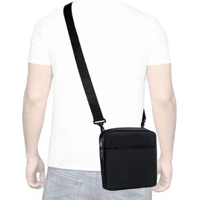 DI SHENG Mini Crossbody Bag Small Shoulder Bag For Men, Water Resistant Satchel Bag, Mini Bag for Men Women Travel Work Business Office in Saudi Arabia