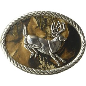 Nocona Men's Camo Deer Oval Buckle in Kuwait