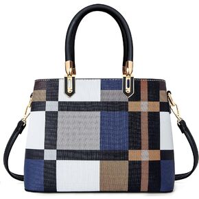 TIBES Handbags for Women Ladies Tote Shoulder Bags Satchel Top Handle Satchel Purse in Pretty Color Combination