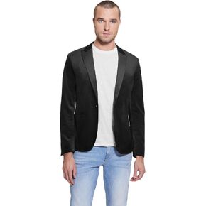 GUESS Men's Long Sleeve Fulham Velvet Blazer in Kuwait