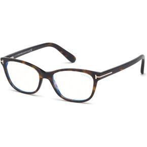 Eyeglasses Tom Ford FT 5638 -B 052 Shiny Classic Dark Havana, Rose Gold/Blue Bl in Saudi Arabia