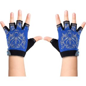 Luwint Kids Sport Gloves for Fishing Workout Cycling Training, 4-12 Yrs