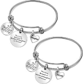 لا يهم حيث الأم ابنة الإسورة أساور هدايا الحب بين الأم والابنة إلى الأبد in Kuwait