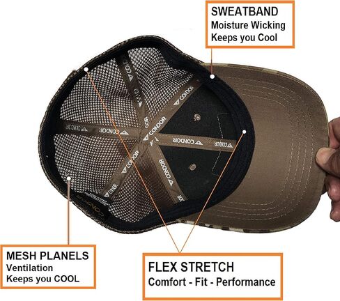 Condor Flex Tactical Mesh Cap Scorpion Large/X-Large: 7.5" - 7.75" in Saudi Arabia