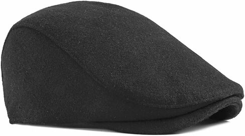 ALL IN ONE CART 2 Pack Men's Warm Wool Tweed Blend Newsboy Flat Cap Ivy Cabbie Driving Winter Hat in Saudi Arabia
