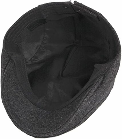 ALL IN ONE CART 2 Pack Men's Warm Wool Tweed Blend Newsboy Flat Cap Ivy Cabbie Driving Winter Hat in Saudi Arabia