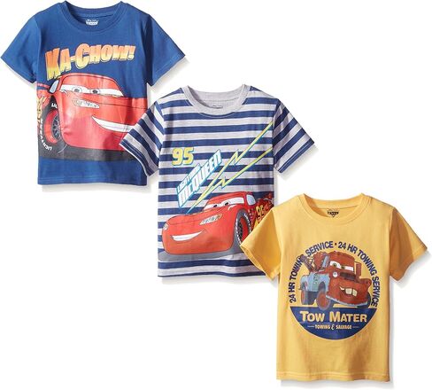 Disney Boys' 3 Pack Cars T-Shirts in Saudi Arabia