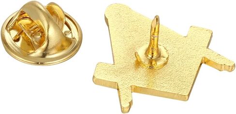 Gudeke Masonic Compasses Freemason Mason Pin and Cuff links and Tie Clip Set in Saudi Arabia