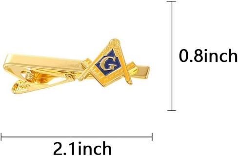 Gudeke Masonic Compasses Freemason Mason Pin and Cuff links and Tie Clip Set in Saudi Arabia
