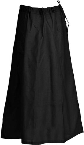 تنورة تحتية من الساري الهندي مخيطة بخصر قابل للتعديل للنساء (مقاس واحد) in Kuwait