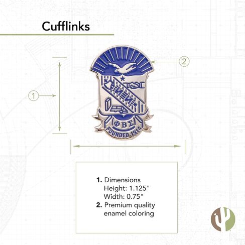 Desert Cactus Phi Beta Sigma Fraternity Greek Formal Wear Blazer Jacket (Silver Color Crest Cufflinks) in Saudi Arabia