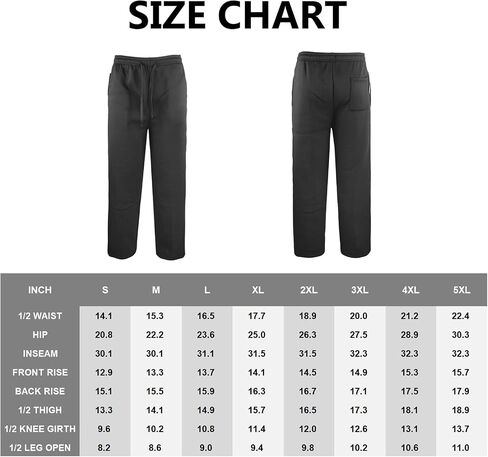 LI HANTON Men's Sweatpants Fleece Jogger Pants Athletic Workout Running Sports Sweatpants with Pockets in Saudi Arabia