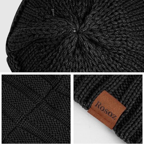 Rosoz Womens Beanies for Winter Slouchy Beanies for Women Knit Warm Winter Hats for Women Thick for Cold Weather in Saudi Arabia