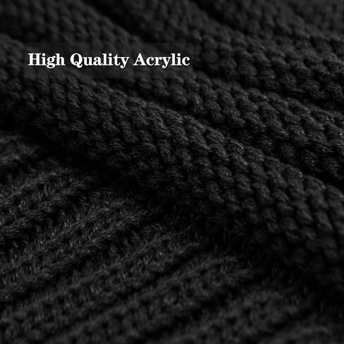 Rosoz Womens Beanies for Winter Slouchy Beanies for Women Knit Warm Winter Hats for Women Thick for Cold Weather in Saudi Arabia