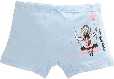 Girls Cotton Underwear Soft Boy Shorts Kids Boxer Briefs Panties(Pack of 5) in Kuwait