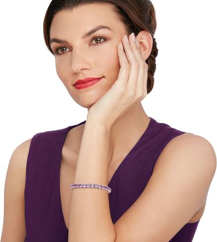 Ross-Simons 20.00 ct. t.w. Amethyst Tennis Bracelet in Sterling Silver. 7 inches in Saudi Arabia