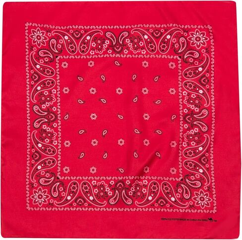 Camel Brand Bandana 12 Pack 21x21 100% Polyester in Kuwait