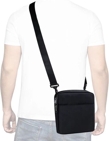 DI SHENG Mini Crossbody Bag Small Shoulder Bag For Men, Water Resistant Satchel Bag, Mini Bag for Men Women Travel Work Business Office in Saudi Arabia