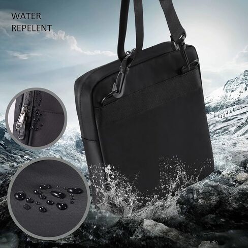 DI SHENG Mini Crossbody Bag Small Shoulder Bag For Men, Water Resistant Satchel Bag, Mini Bag for Men Women Travel Work Business Office in Saudi Arabia