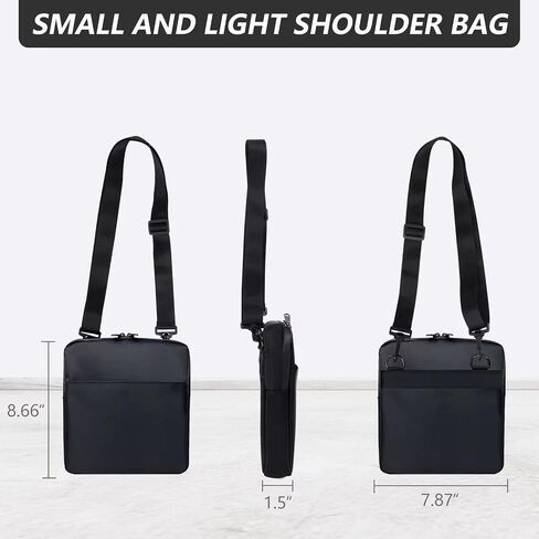 DI SHENG Mini Crossbody Bag Small Shoulder Bag For Men, Water Resistant Satchel Bag, Mini Bag for Men Women Travel Work Business Office in Saudi Arabia