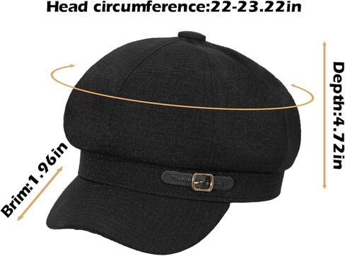 قبعات موزع الصحف النسائية قبعات بيريه قبعة غاتسبي كابي قبعات عصرية للسيدات من Pageboy للنساء in Kuwait