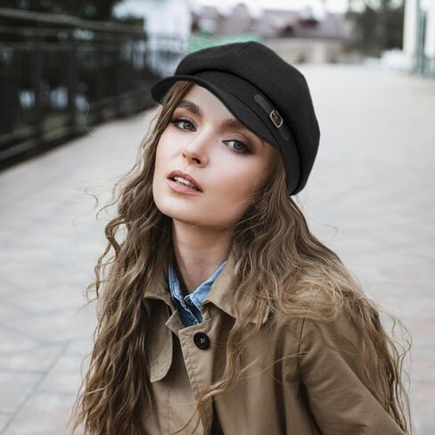 قبعات موزع الصحف النسائية قبعات بيريه قبعة غاتسبي كابي قبعات عصرية للسيدات من Pageboy للنساء in Kuwait