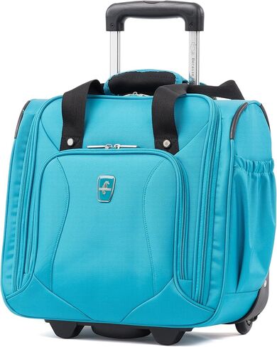 Atlantic Luggage Atlantic Ultra Lite Softsides Rolling Underseat Carry-on, Turquoise Blue, One Size in Kuwait