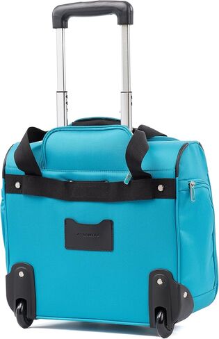 Atlantic Luggage Atlantic Ultra Lite Softsides Rolling Underseat Carry-on, Turquoise Blue, One Size in Kuwait