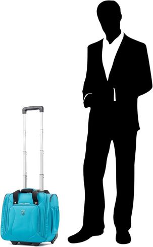 Atlantic Luggage Atlantic Ultra Lite Softsides Rolling Underseat Carry-on, Turquoise Blue, One Size in Kuwait