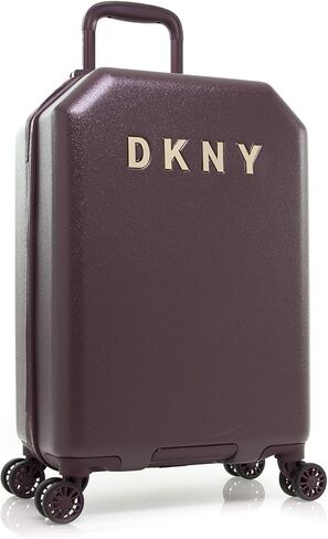 حقيبة أمتعة DKNY في وضع مستقيم مع 8 عجلات دوارة، حقيبة ABS+PC، حقيبة عطلة نهاية الأسبوع، عنابي، حقيبة حمل مقاس 21 بوصة in Kuwait