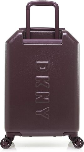 حقيبة أمتعة DKNY في وضع مستقيم مع 8 عجلات دوارة، حقيبة ABS+PC، حقيبة عطلة نهاية الأسبوع، عنابي، حقيبة حمل مقاس 21 بوصة in Kuwait