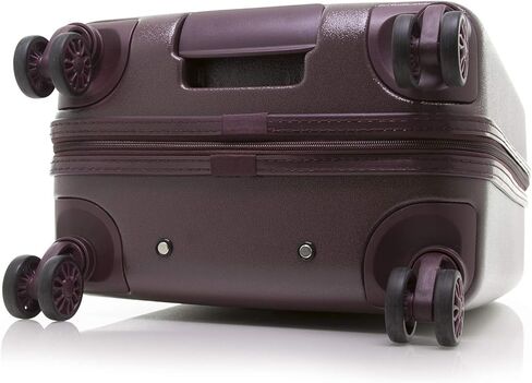 حقيبة أمتعة DKNY في وضع مستقيم مع 8 عجلات دوارة، حقيبة ABS+PC، حقيبة عطلة نهاية الأسبوع، عنابي، حقيبة حمل مقاس 21 بوصة in Kuwait