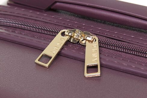 حقيبة أمتعة DKNY في وضع مستقيم مع 8 عجلات دوارة، حقيبة ABS+PC، حقيبة عطلة نهاية الأسبوع، عنابي، حقيبة حمل مقاس 21 بوصة in Kuwait