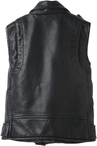 سترة LOKTARC النسائية من الجلد الصناعي بدون أكمام للدراجات النارية in Kuwait