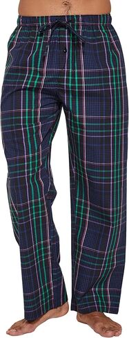 CYZ Mens 100% Cotton Pajama Pants Sleep Lounge Pajamas for Men Woven pj Pants in Saudi Arabia