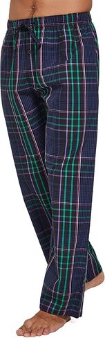 CYZ Mens 100% Cotton Pajama Pants Sleep Lounge Pajamas for Men Woven pj Pants in Saudi Arabia