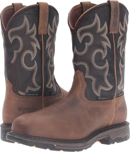 حذاء عمل رجالي من Ariat Workhog H2O 400 جرام مركب عند أصابع القدم in Saudi Arabia