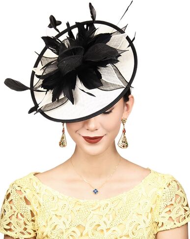 قبعات بيتي هاتتي للسيدات كنتاكي ديربي 2022 صندوق حبوب فاسيناتورز مع قفص طيور فييل للكنيسة وحفلات الكوكتيل وحفلات الزفاف in Kuwait