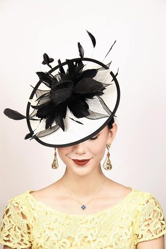 قبعات بيتي هاتتي للسيدات كنتاكي ديربي 2022 صندوق حبوب فاسيناتورز مع قفص طيور فييل للكنيسة وحفلات الكوكتيل وحفلات الزفاف in Kuwait