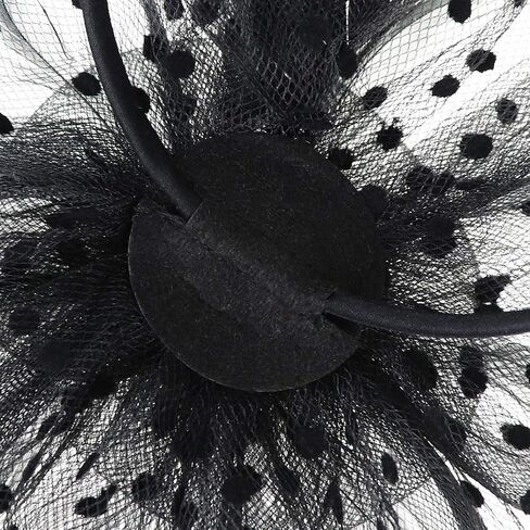 DRESHOW Fascinators Hat Tea Party Headwear Ribbons Feathers on a Headband and a Clip for Girls and Women in Saudi Arabia