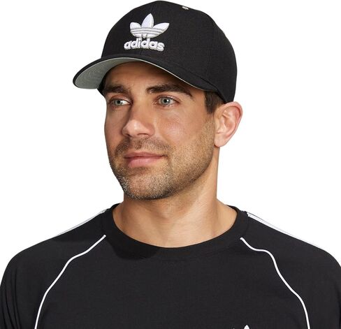 adidas Originals Men's Modern High Crown Structured Pre-Curve Brim Snapback Adjustable Fit Hat in Saudi Arabia