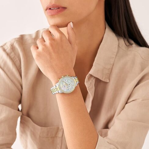 Fossil Neutra Women's Watch with Chronograph Display and Stainless Steel Bracelet Band in Saudi Arabia