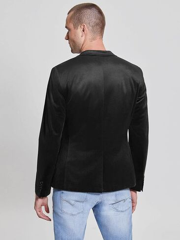 GUESS Men's Long Sleeve Fulham Velvet Blazer in Kuwait