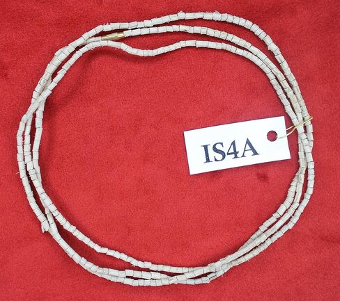 IS4A Tulsi Neck Beads 3X Long Mala (Necklace) Krishna Holy Basil Wood 2 mm Beads for Body & Soul of All Impure Karma & Thoughts in Kuwait