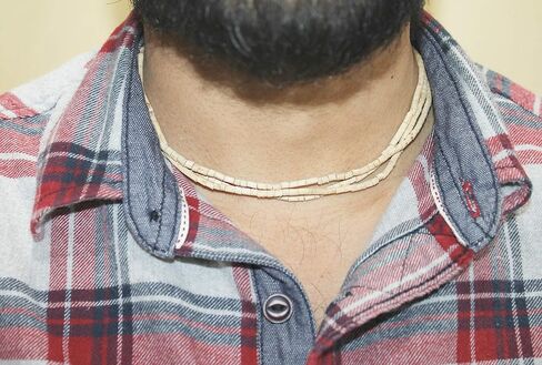 IS4A Tulsi Neck Beads 3X Long Mala (Necklace) Krishna Holy Basil Wood 2 mm Beads for Body & Soul of All Impure Karma & Thoughts in Kuwait