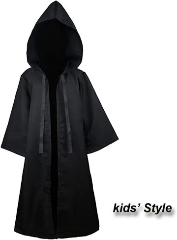 OSBO GradSeason للأطفال والكبار مقنعين رداء عباءة تونك فارس جيدي يتوهم حرب النجوم الرؤوس كول زي الهالوين التأثيري in Kuwait